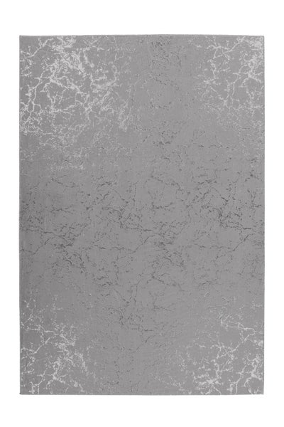 Kurzflor Teppich Majestique Taupe / Silber Modern 200 x 290 cm