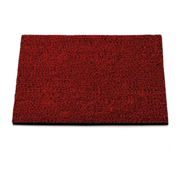 FLOORDIREKT Fußmatte Kokos - Eingangsmatte aus Kokos - Fußabtreter - Rot - 30 mm - 80 x 100 cm