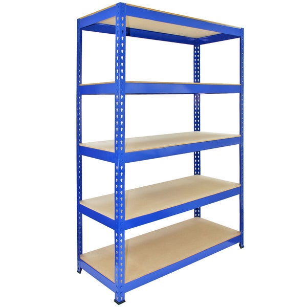 10 x Q-Rax Lagerregal in Blau 120 x 50 x 180cm