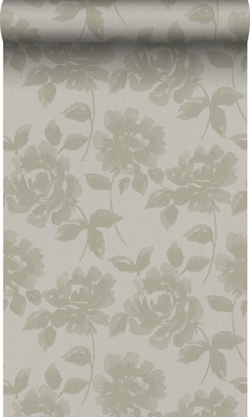 Origin Wallcoverings Tapete Rosen Hellbraun - 53 cm x 10,05 m - 347027