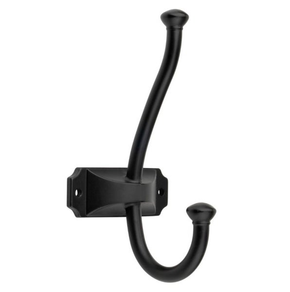 Kleiderhaken aus Metall mit zwei Haken