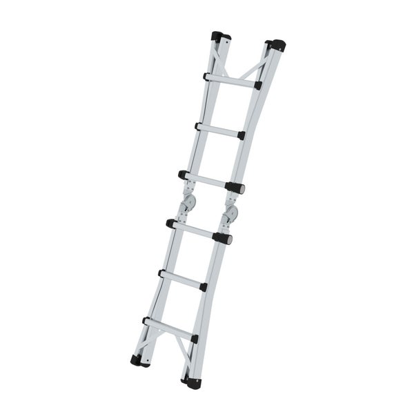 MUNK Gelenk-Teleskopleiter 4x3 Sprossen