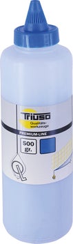 Triuso Schlagschnur-Farbpulver Premium-Line 500 Gramm in einer Kunststoffflasche mit Dosierverschluss.