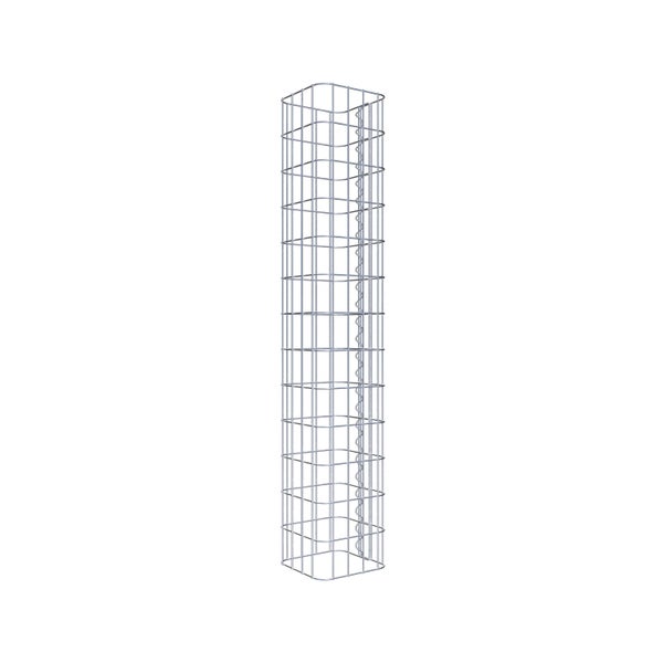 Gabionensäule 22 x 22 cm, MW 5 x 10 cm eckig - Höhe: 1,30 m