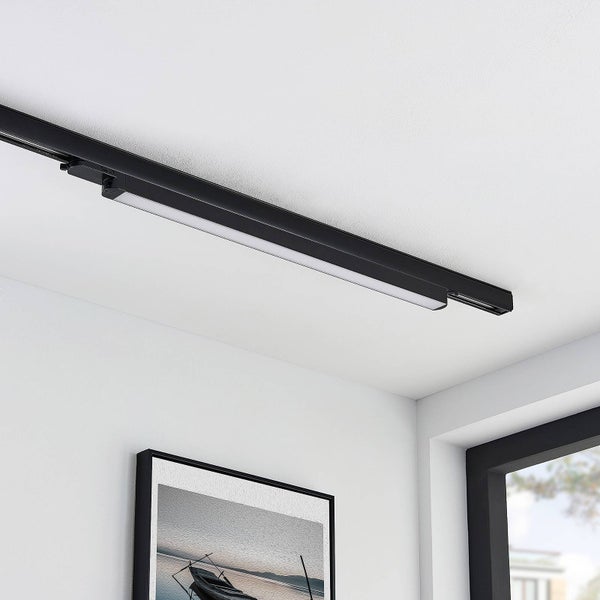 Arcchio LED Stromschienenstrahler Harlow (Modern) in Schwarz aus Aluminium (1 flammig, ) Arbeitszimmerleuchte