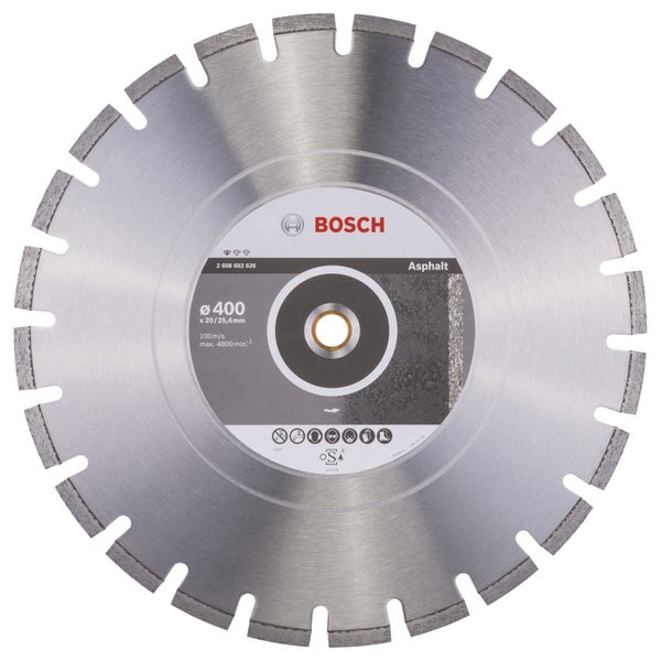 Bosch Trennscheibe Asphalt, Durchmesser 400 Millimeter
