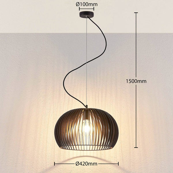 Hängelampe mit einem Durchmesser von 420 mm und einer Höhe von 1500 mm