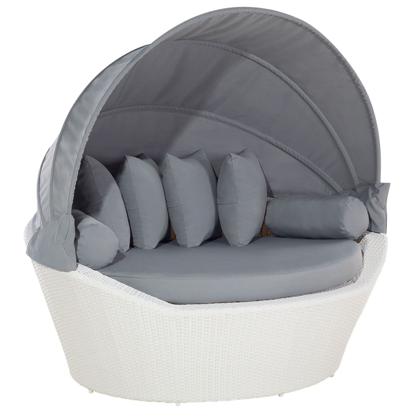 Sonneninsel SYLT Polyrattan Weiß