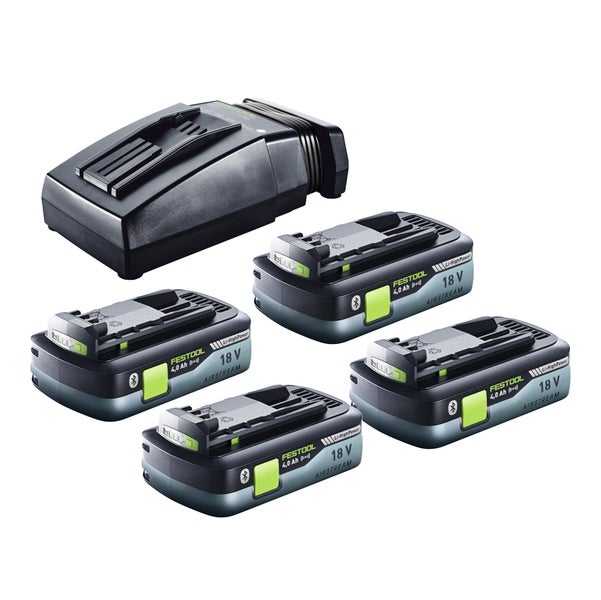 Festool CTMC SYS Akku Absaugmobil 36 V ( 2x 18 V ) Staubkl. M + 4x Akku 4,0 Ah + Ladegerät
