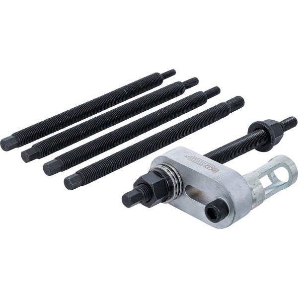 Illustration einer Duschkabine mit Maßangaben zu Installation und Positionierung.