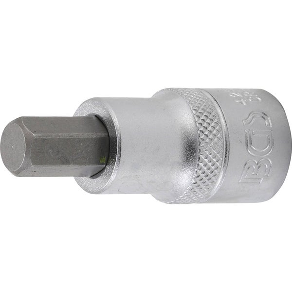 BGS Bit-Einsatz Antrieb Innenvierkant 12,5 mm (1/2) Innensechskant 10 mm - 4255