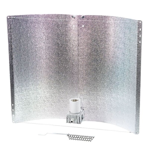 Adjust-A-Wing Reflektor Medium mit Spreader – 50x72x20 cm – Für 250–600W NDL & MH – Effiziente Lichtverteilung, platzsparend & ideal für mittlere Growräume