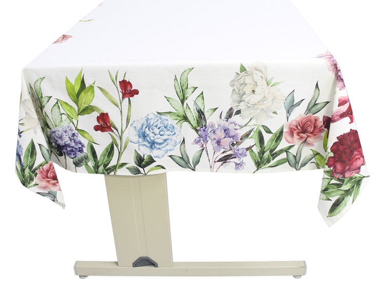 FRANK FLECHTWAREN | Tafeldecke Blumenwiese, BAUMWOLLE, 140 x 240 cm