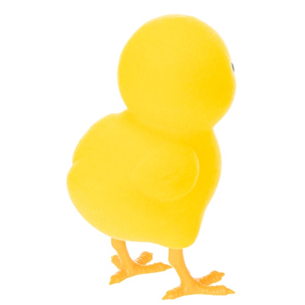 Gelbes Küken aus Kunststoff
