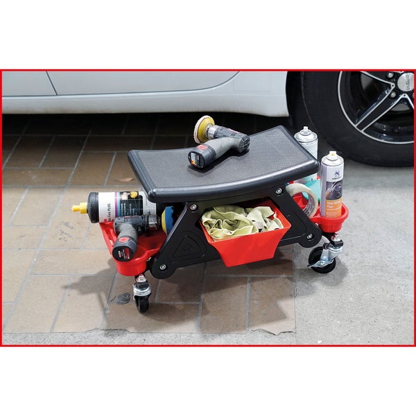 KS TOOLS Fahrbarer Hocker L 650 x H 350 mm - 500.8013