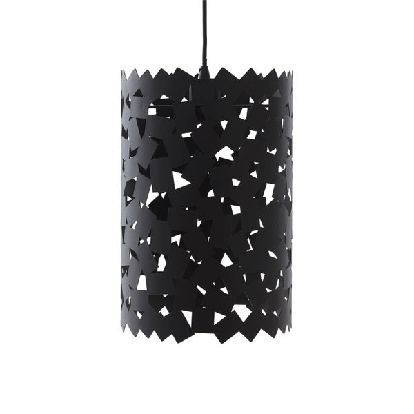Lucande Pendelleuchte Aeloria (Modern) in Schwarz aus Metall (1 flammig, E27) - Deckenlampe Esstischlampe Hängelampe Hängeleuchte Wohnzimmerleuchte