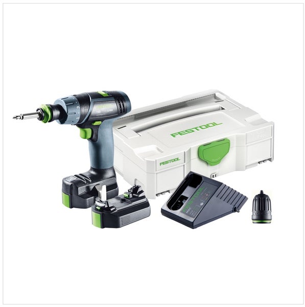 Festool TXS Li 2,6 Plus Akku Bohrschrauber 10,8V ( 564509 ) 16Nm im Systainer + 2x 2,6Ah Akku + Ladegerät
