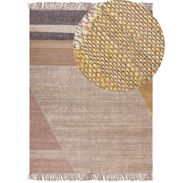 Teppich SAMLAR 160 x 230 cm Jute Braun