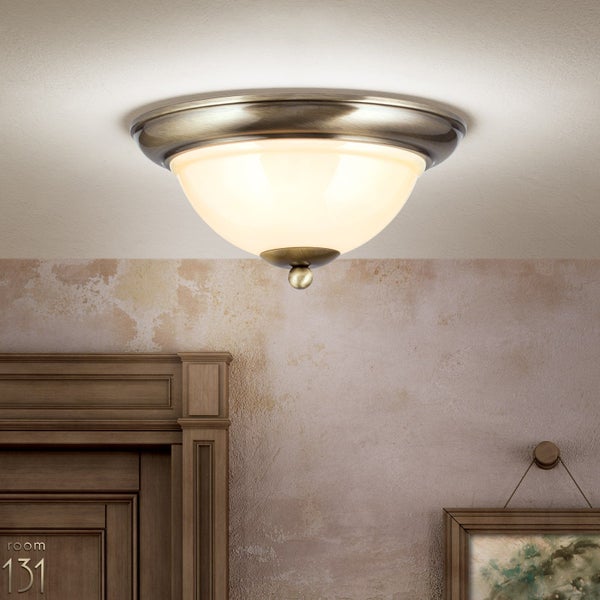 Deckenleuchte Old Lamp mit champagne Glas
