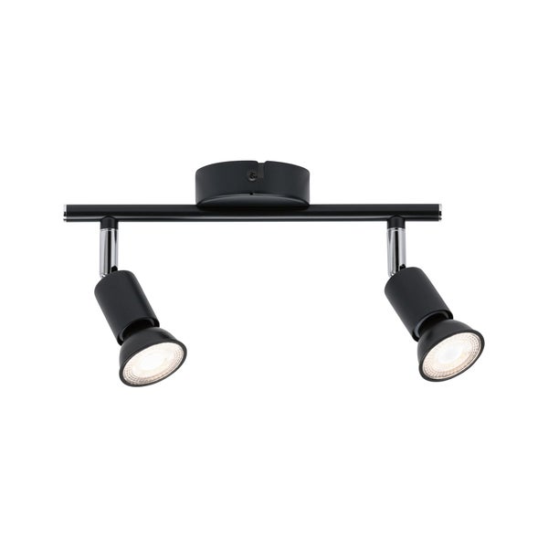 Spotlight Carolina IP44 GU10 230V max. 2x10W dimmbar Anthrazit, Chrom