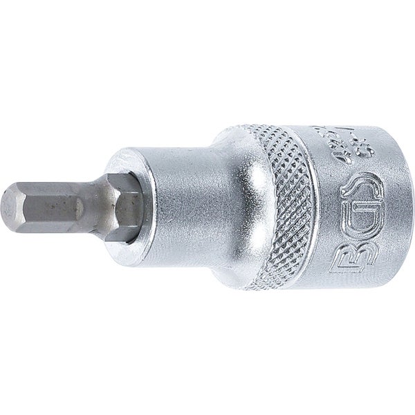 BGS Bit-Einsatz Antrieb Innenvierkant 12,5 mm (1/2) Innensechskant 6 mm - 4252