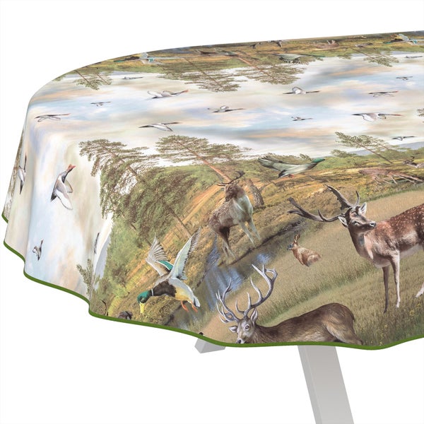 Tischdecke mit Wildtiermotiv