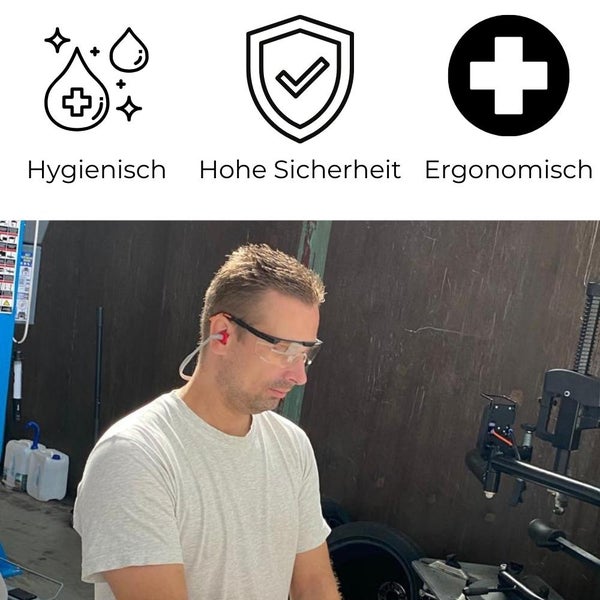Hygienisch, hohe Sicherheit, ergonomisch