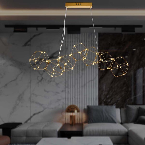 Moderne Pendelleuchte mit geometrischem Design für Innenräume