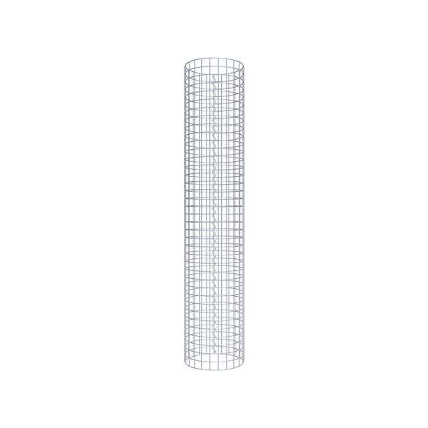Gabionensäule Durchmesser 37 cm MW 5 x 5 cm rund - Höhe: 190 cm
