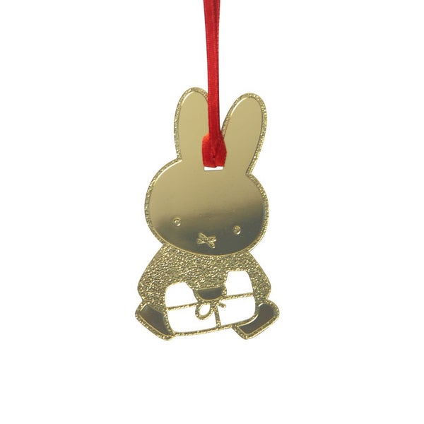 Miffy Geschenk goldener Weihnachtsanhänger - Pluto Design