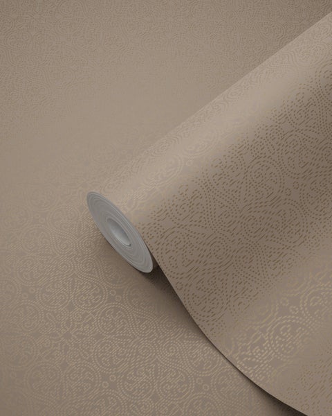 Tapetenrolle mit gepunktetem Muster