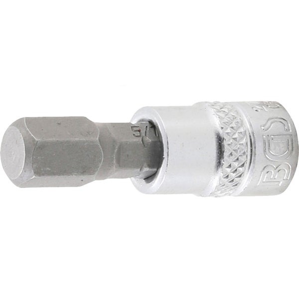 BGS Bit-Einsatz Antrieb Innenvierkant 6,3 mm (1/4) Innensechskant 5/16 - 2747