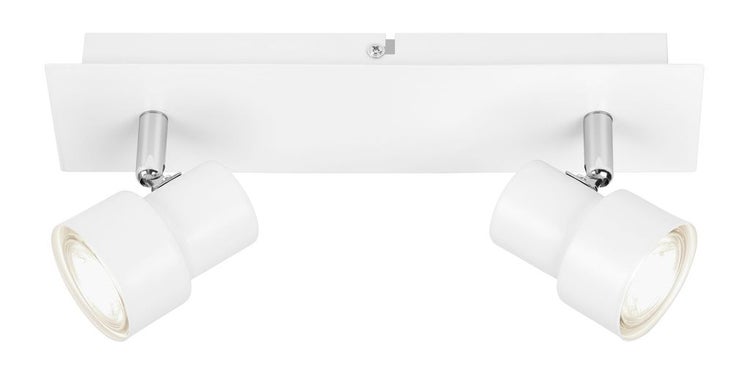 LED Deckenspot Strahler dreh-& schwenkbar 2x GU10 je 5W Weiß Briloner