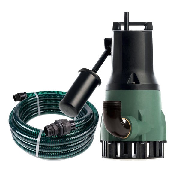 Schmutzwasserpumpe mit Schlauch und Schwimmerschalter