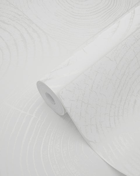 Tapetenrolle mit Baumscheibenmuster