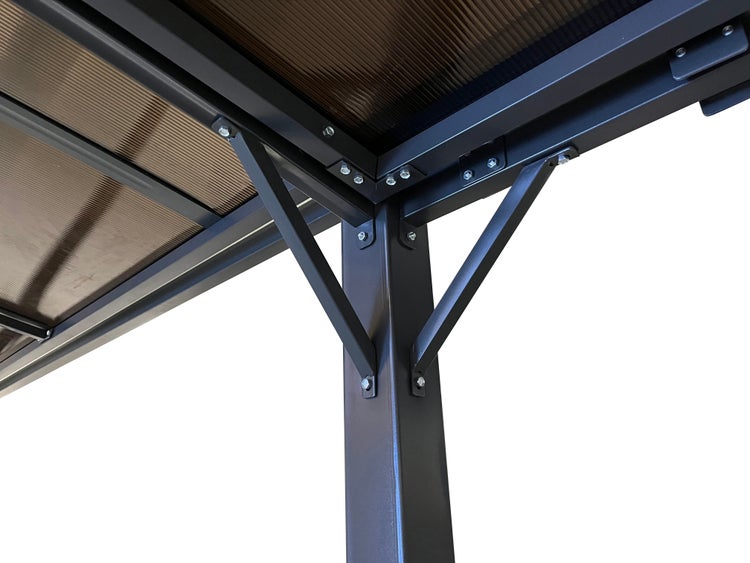 Pergola JOTTA 4.0, 538 x 300 x 237 cm, Polycarbonatdach, anthrazit