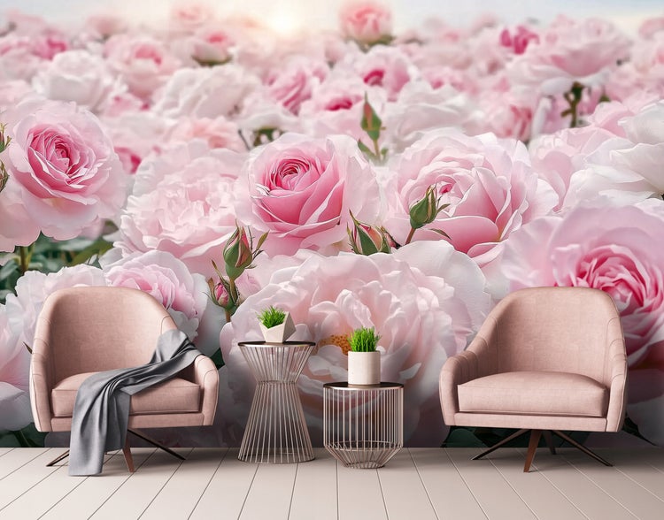 Fototapete Blumen Rosen Schlafzimmer Tapete 300x210 cm