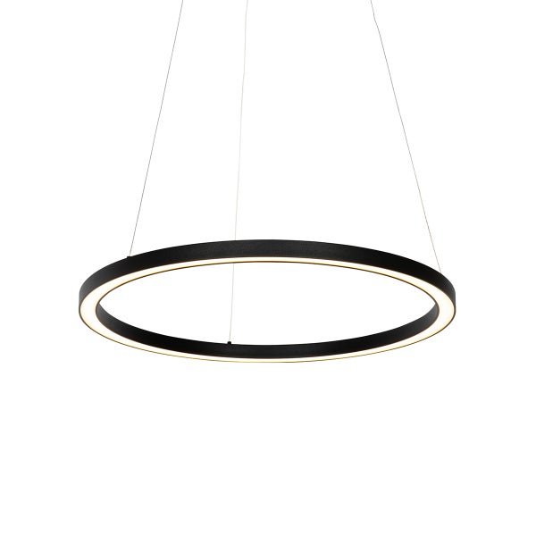 Ringförmige Hängeleuchte aus Metall