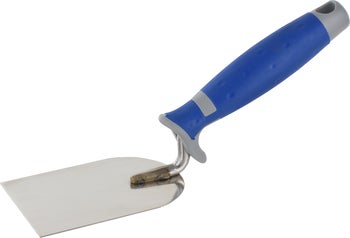 Maurerkelle mit Metallblatt und ergonomischem Kunststoffgriff