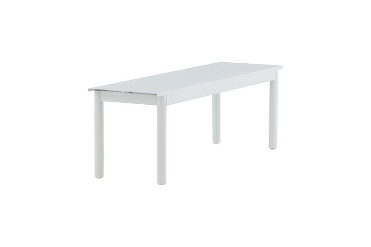 Modena Gartenbank weiß. 130 X 35 X 43 cm