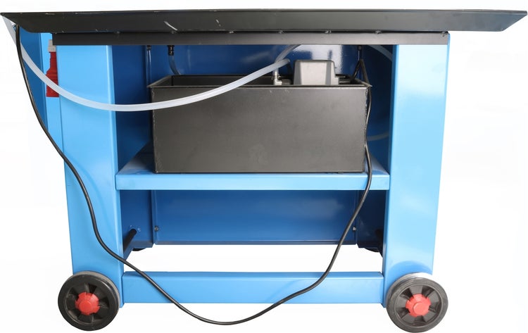 Teilewaschtisch mit Pumpe auf Rollen