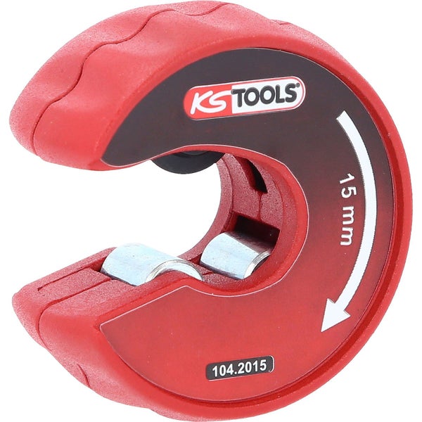 KS TOOLS Ratschen-Rohrabschneider für Kupferrohre 15 mm - 104.2015