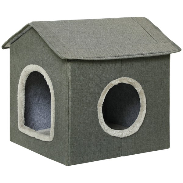 Katzenhaus mit zwei Eingängen