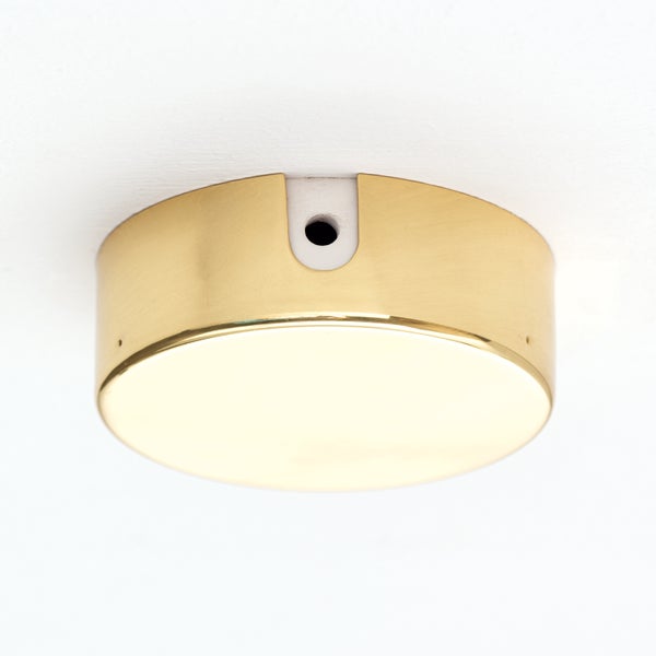 Verteilerdose aus Metall, Deckendose, Baldachin, Verteiler Abdeckung für Leuchte Lampe, 70mm, Gold