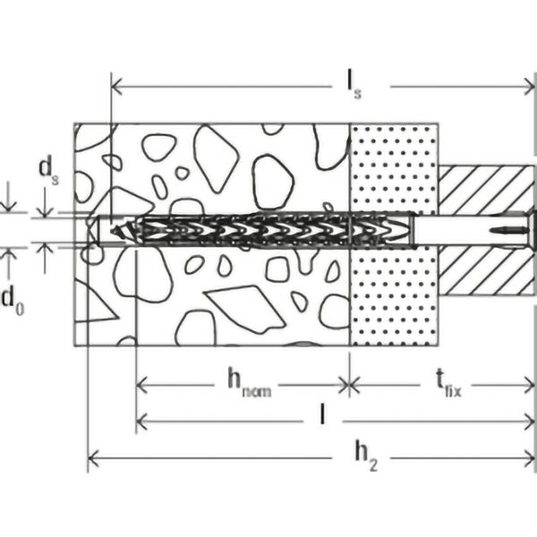 Fischer Langschaftdübel SXRL 8x120 T K (4) - 544552