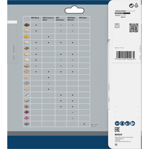 Bosch PRO Multi Material Kreissägeblatt 184 x 2,4 x 30 mm - 2608640506