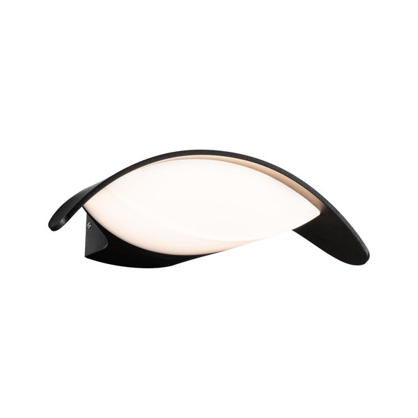 Schwarze LED Wandleuchte