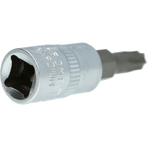 BRILLIANT TOOLS 1/4 Torx-Bit-Stecknuss mit Stirnlochbohrung TB25 - BT020984