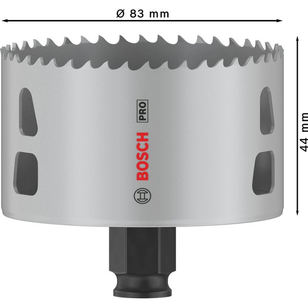Bosch PRO Multi Material PC Plus Lochsäge 83 mm 4-tlg. - 2608594486