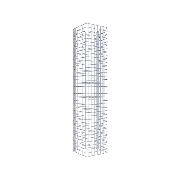 Gabionensäule 37 x 37 cm MW 5 x 5 cm eckig - Höhe: 1,80 m